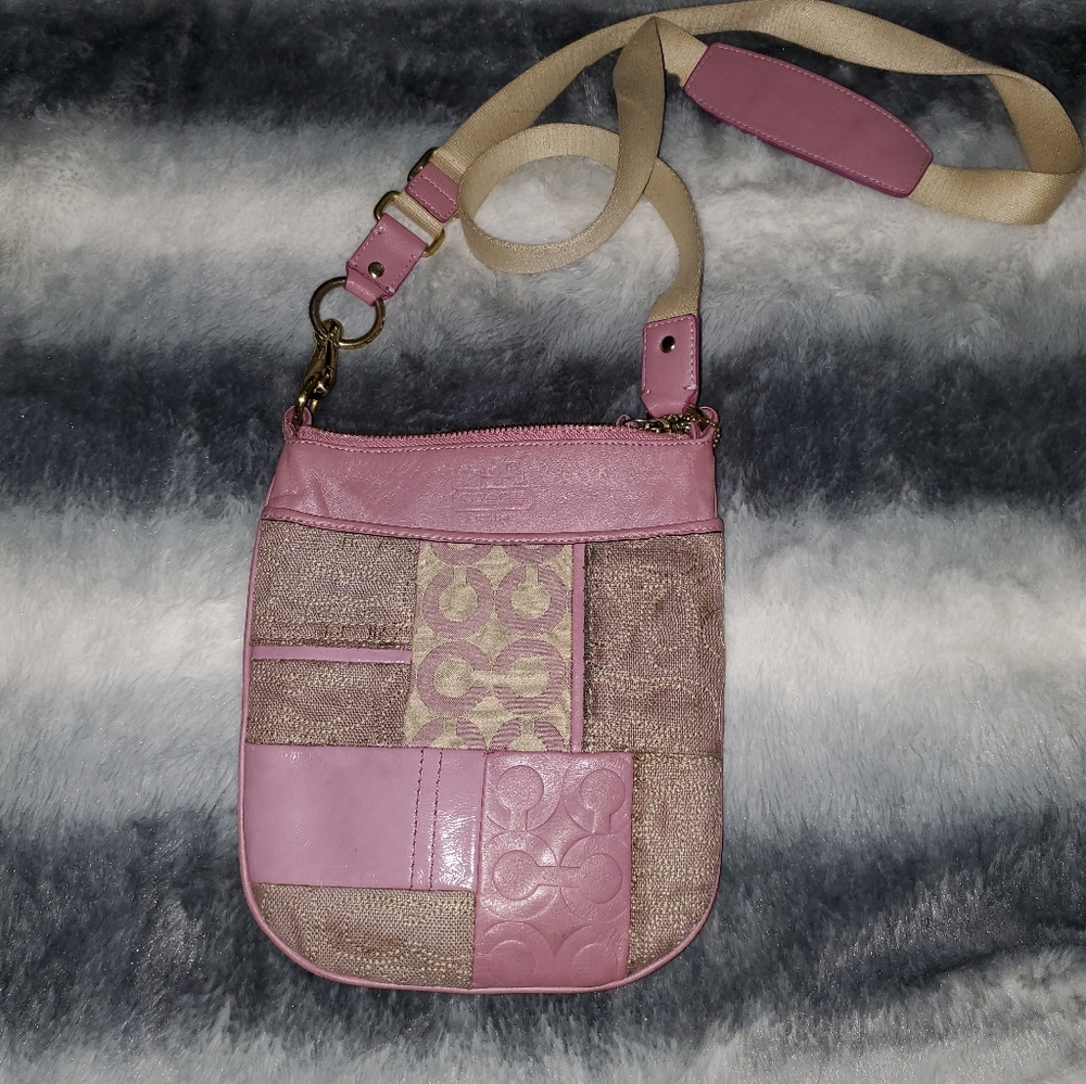 Purple Crossbody Coach Purse